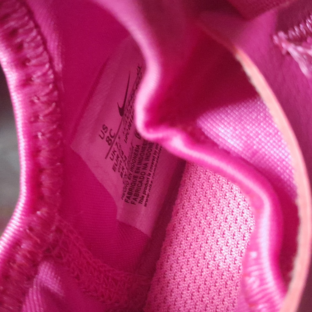 Nike Girls Flex Runner Pink And Black - Picture 6 of 6